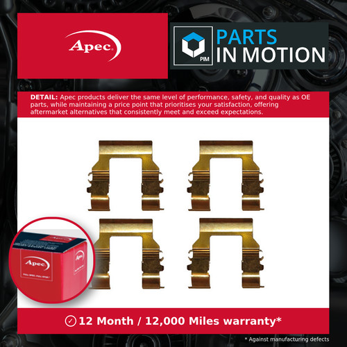 Brake pad fitting kit - pad,