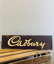 Vintage Cadburys Original Metal Advertising Sign