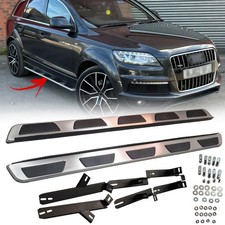 Running Boards Bars Side Steps For Audi Q7 2006-2015 Pre-LCI With Fitting Kit UK
