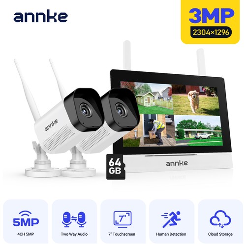 Annke 3mp wifi cctv system - annke,