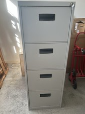 Old style large metal filing cabinet