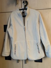 Joules HADLEIGH Cream Fleece Size 18.  Pockets. Good Condition