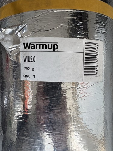 Warmup insulated underlay - insulated, 5sqm