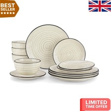 Chic Hand-Painted 12-Piece