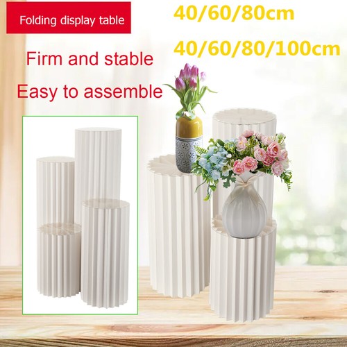 Folding round plinth - round, cylinder
