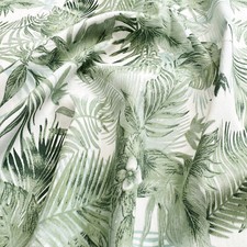 Cotton fabric green tropical - cotton,
