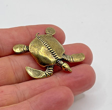 Solid Brass Turtle Mini Statue