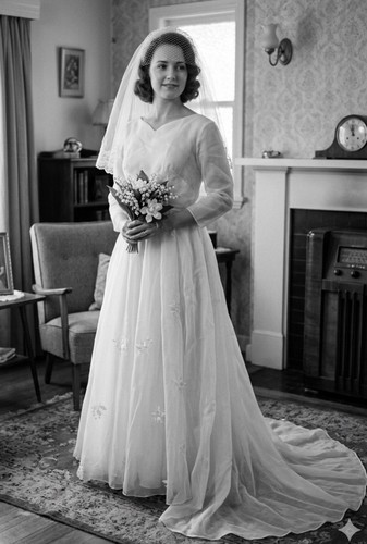 Vintage 1940s 1950s wedding - vintage,