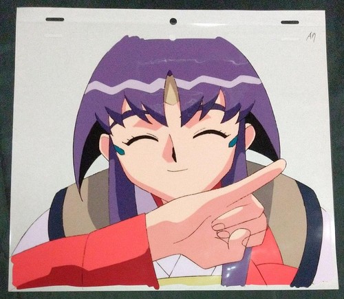 Tenchi muyo cel art animation - art,