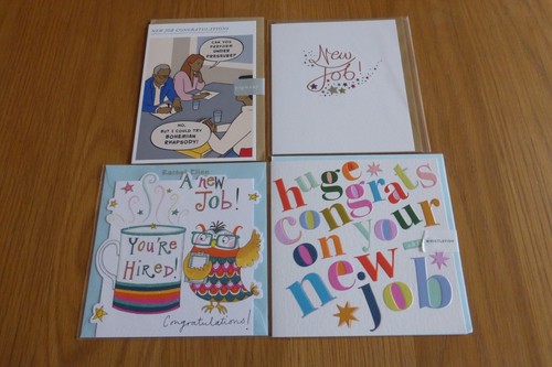 Congratulations new job - job, cards