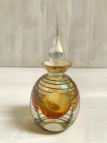 Murano amber art - amber, glass