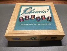 Cluedo Parker Brothers Vintage 2003 Board Game Nostalgia Edition In Wooden Box