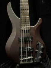 YAMAHA TRBX505 Used Maple+Mahogany Neck 5-String Translucent Brown w/Soft Case