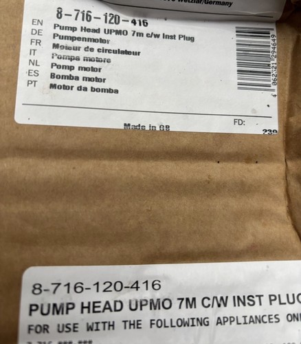 Worcester bosch pump - worcester,