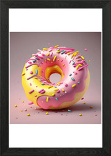 Donut Framed Wall Art Poster