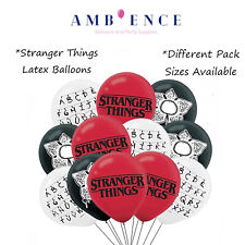 Stranger Things Balloons 12" Latex Birthday Party Decorations Netflix Teen TV