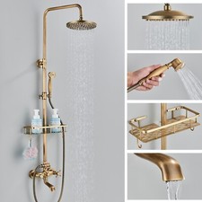 Antique Brass Shower Faucet