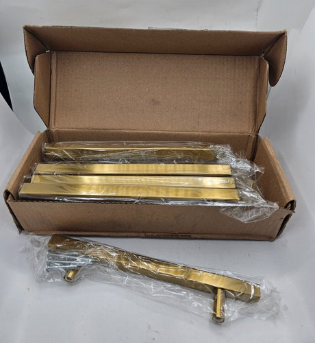 Gold cupboard handles - (qty, 10)
