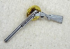 Broken Shotgun Pin Badge