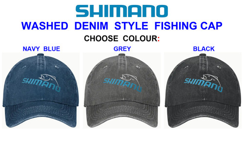 Shimano cap washed denim - washed,