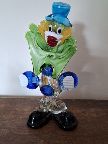 Vintage murano art - murano, clown