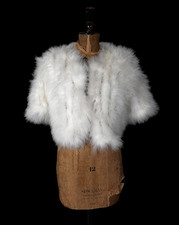 70's Vintage White Feather