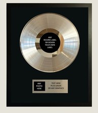 PLATINUM RECORD  PLAQUE AWARD