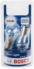Bosch P21W (382) Pure Light Car Light Bulbs - 12 V 21 W BA15s - 2 Bulbs