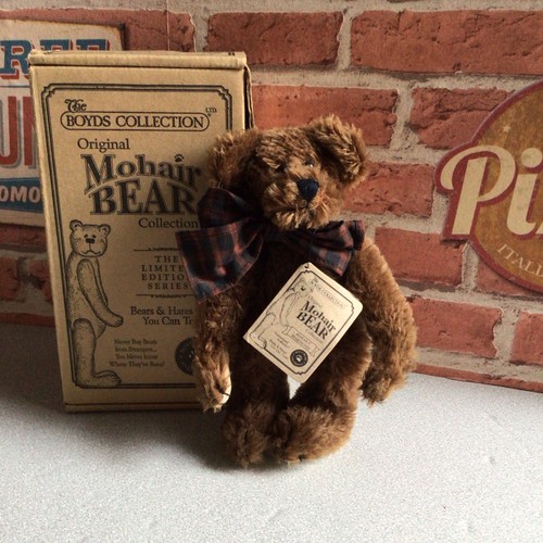 Boyds mohair teddy bear - mohair,