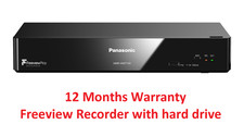 Panasonic Dmr-Hwt150 4k Twin Freeview Play HD 500GB HDD Smart PVR Recorder WiFi