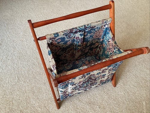 Knitting sewing basket wooden - basket,