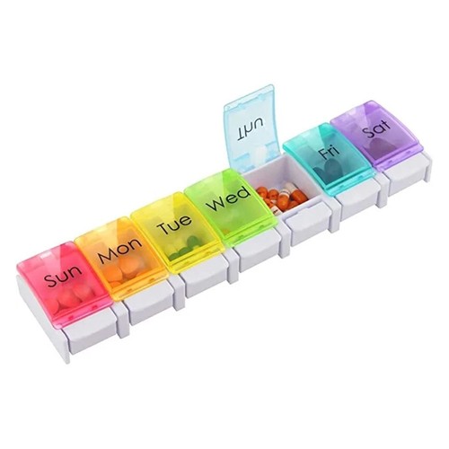 Days pill tablet sorter - 7,