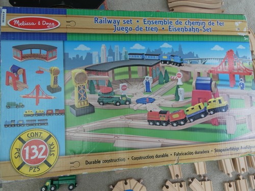 Melissa doug wooden train - &,