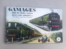 Gamages 1958 Catalogue - Book Of Model Trains Boats Cars Kits Etc VGC