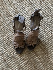 Zara Size UK 7/40 Tan Suede
