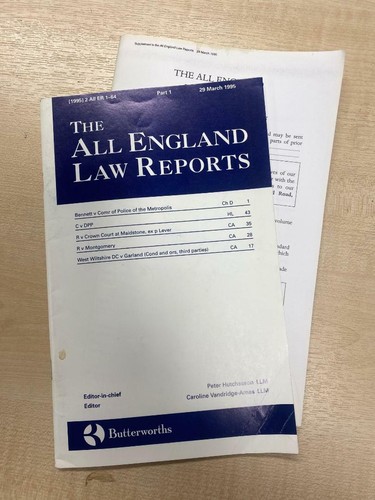 The all england law - the, reports