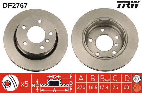 New brake disc for bmw - for, bmw:3