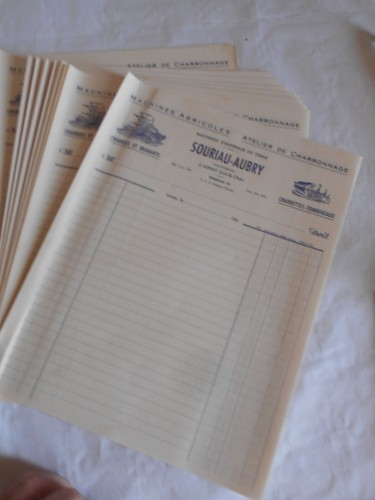 Vintage headed papers souriau - vintage,