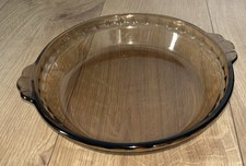 Vintage PYREX Round Smoked