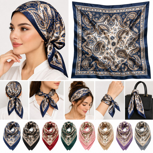 Large 90cm satin silk - satin,