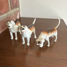 Beswick Set Of 3 Fox Hounds