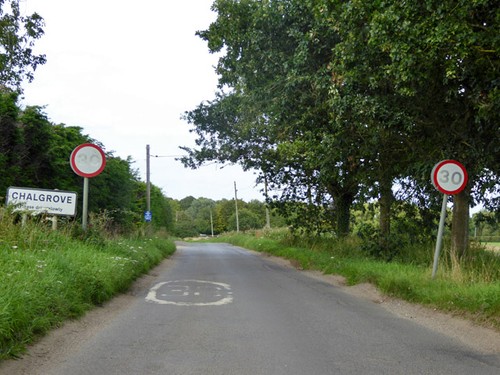 Photo 6x4 entering chalgrove - 6x4,