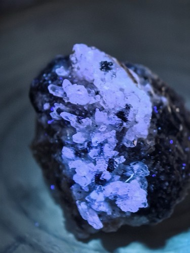 Natural creedite cluster with - natural,