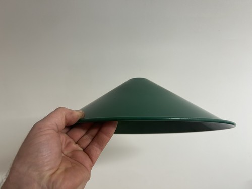 Enamel lamp shade green - lamp,