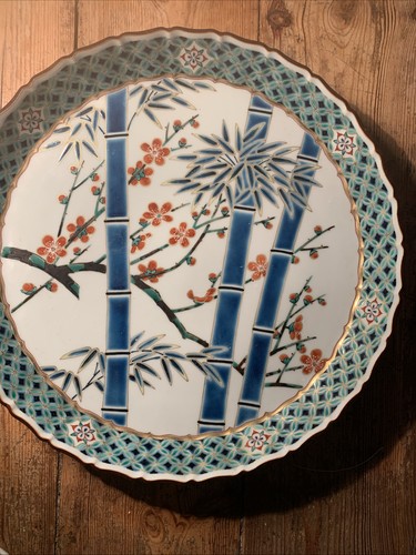 Japanese kutani enamel - 12”japanese,