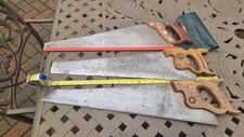 X3 Vintage Hand Saws Disston 