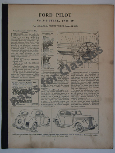 Ford pilot service - ford, v8