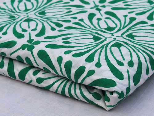 Indian hand block printed - indian,