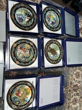 Heinrich Villeroy and Boch Set of 5 Russian Fairy Tale Plates In Original Boxes