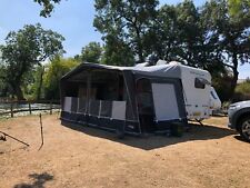 Camptech Savanna DL Full Seasonal Caravan Awning Size 12 with Fibreglass Poles.